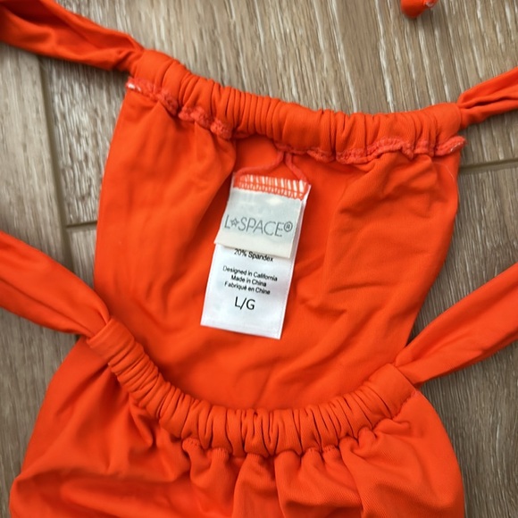 NWOT L*Space Thong Bikini in Poppy - Picture 4 of 5